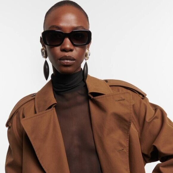 Final Price! Saint Laurent SLM130 002 Shiny Black Sunglasses - Picture 2 of 11